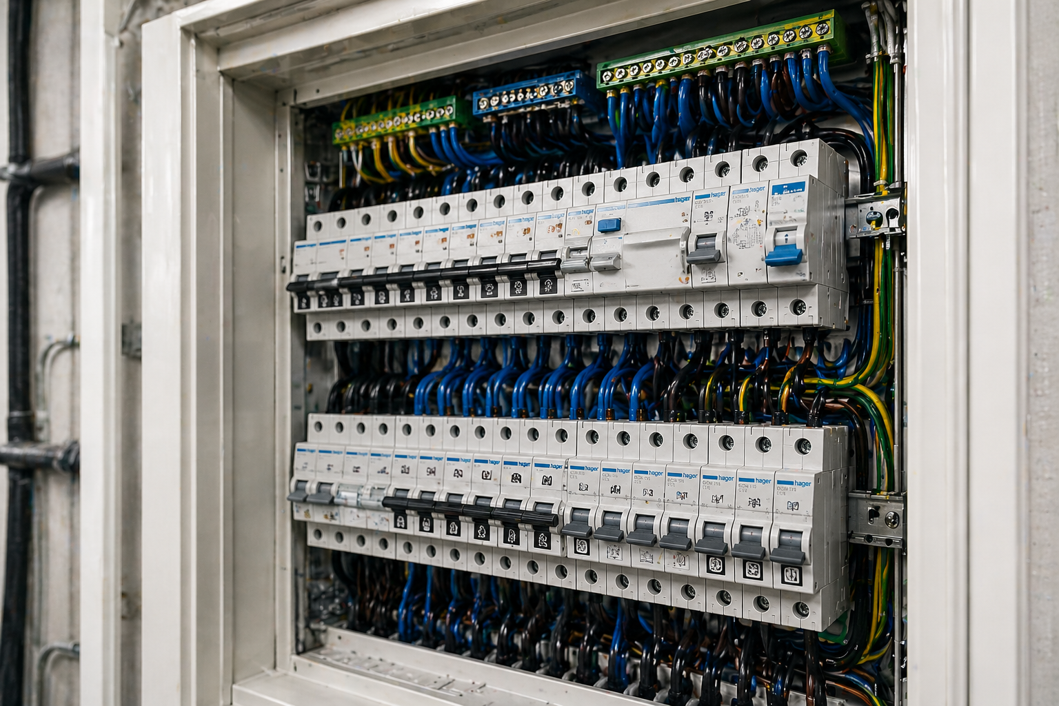Elektroverteilung mit Sicherungen