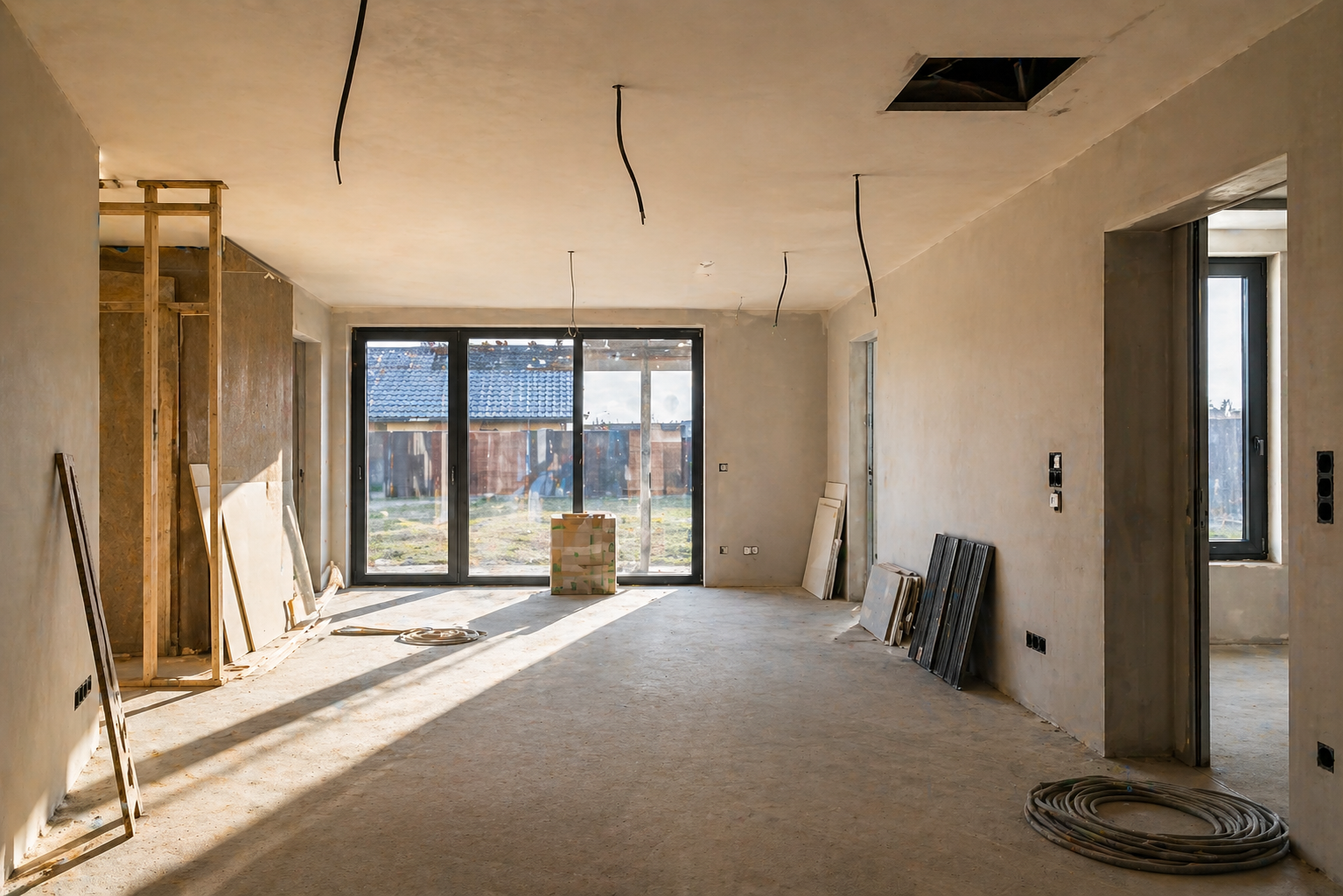 Elektroinstallation in einem Wohnhaus