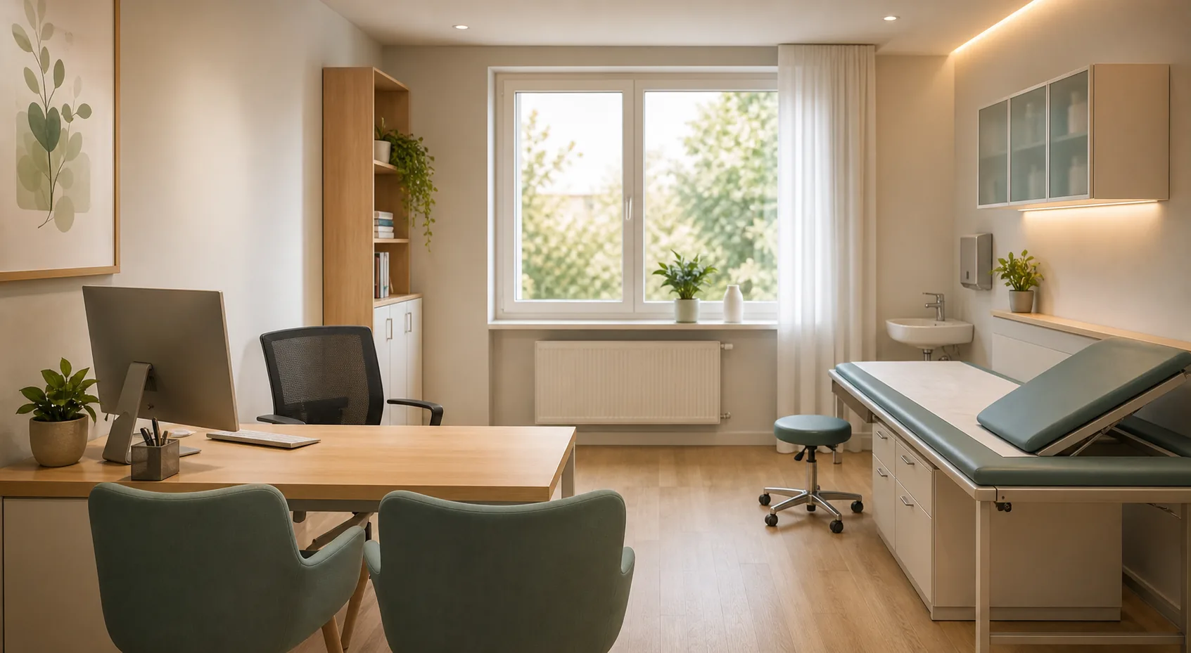 Fiktives Behandlungszimmer
