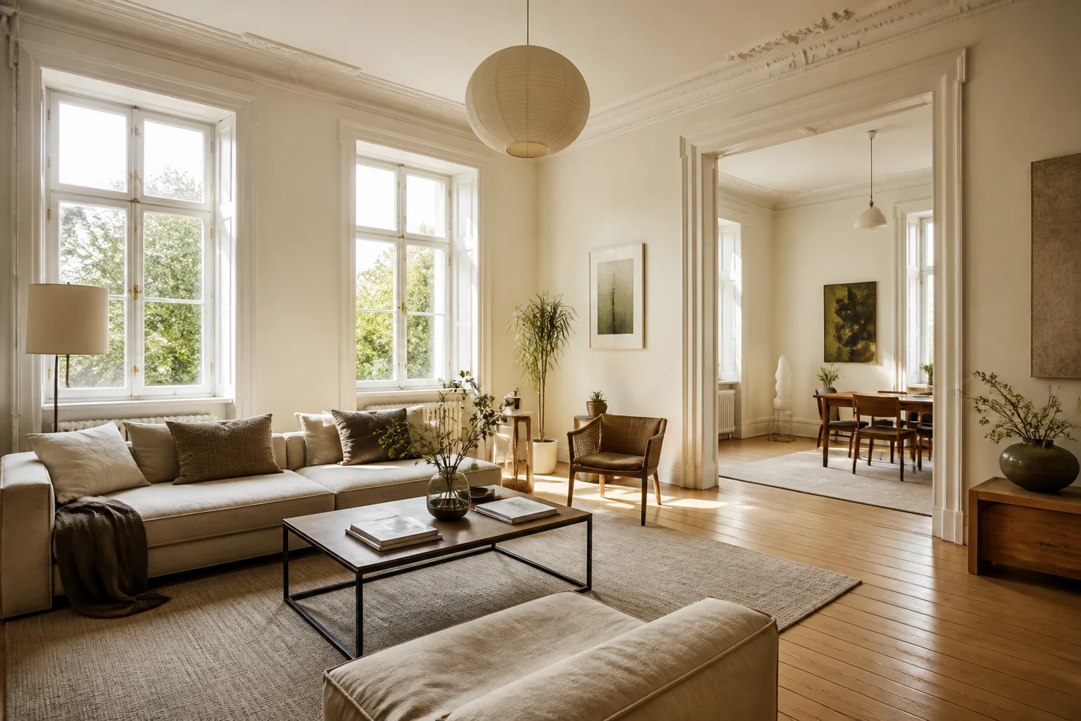 Altbauwohnung mit Holzboden