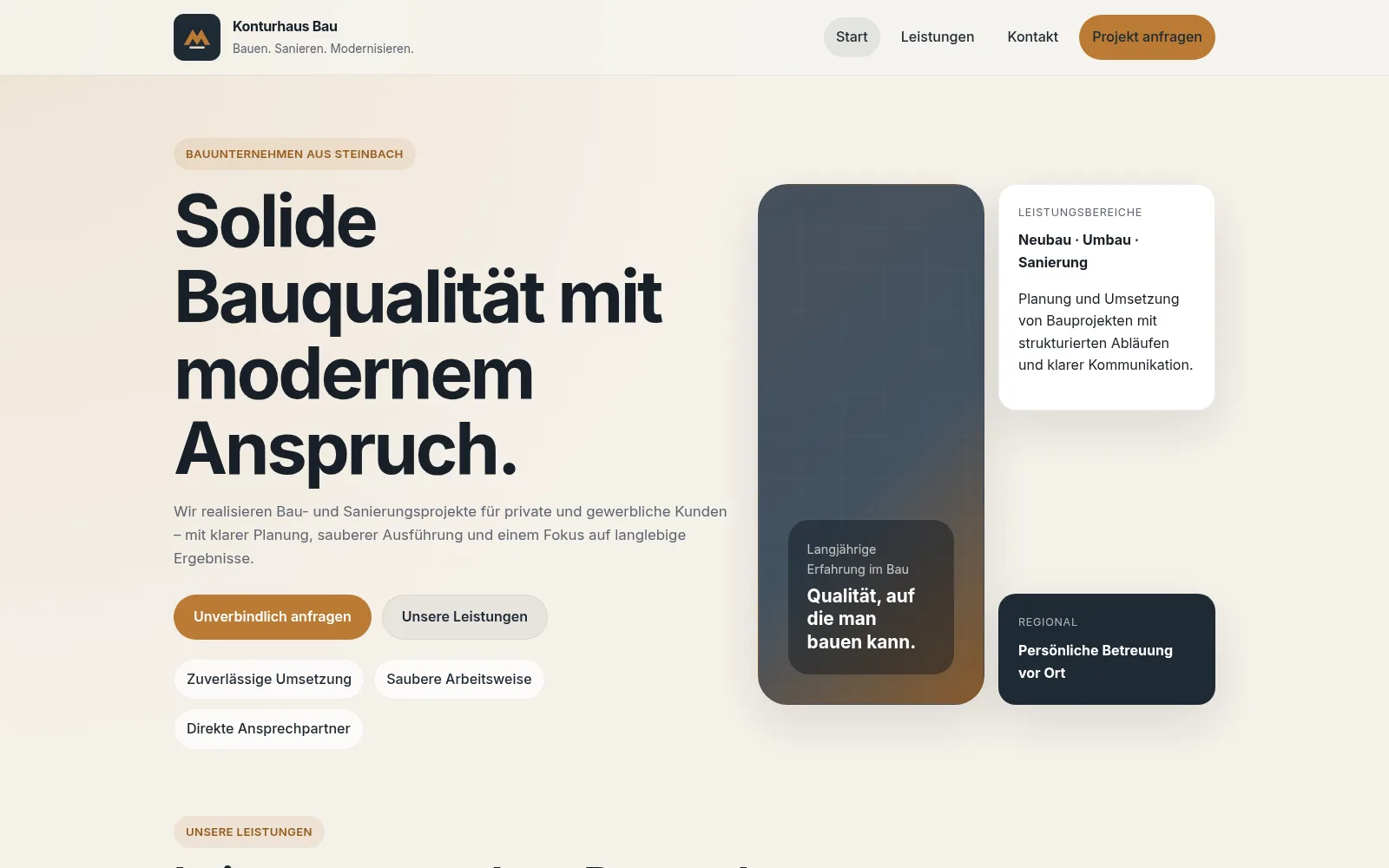 Vorschau von Modern Bauunternehmen