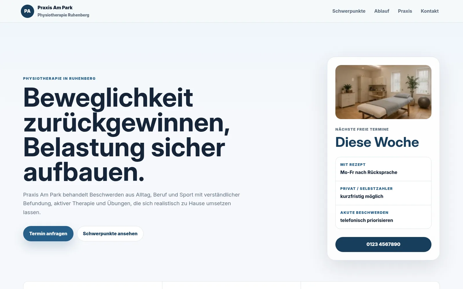 Vorschau von Physiotherapie