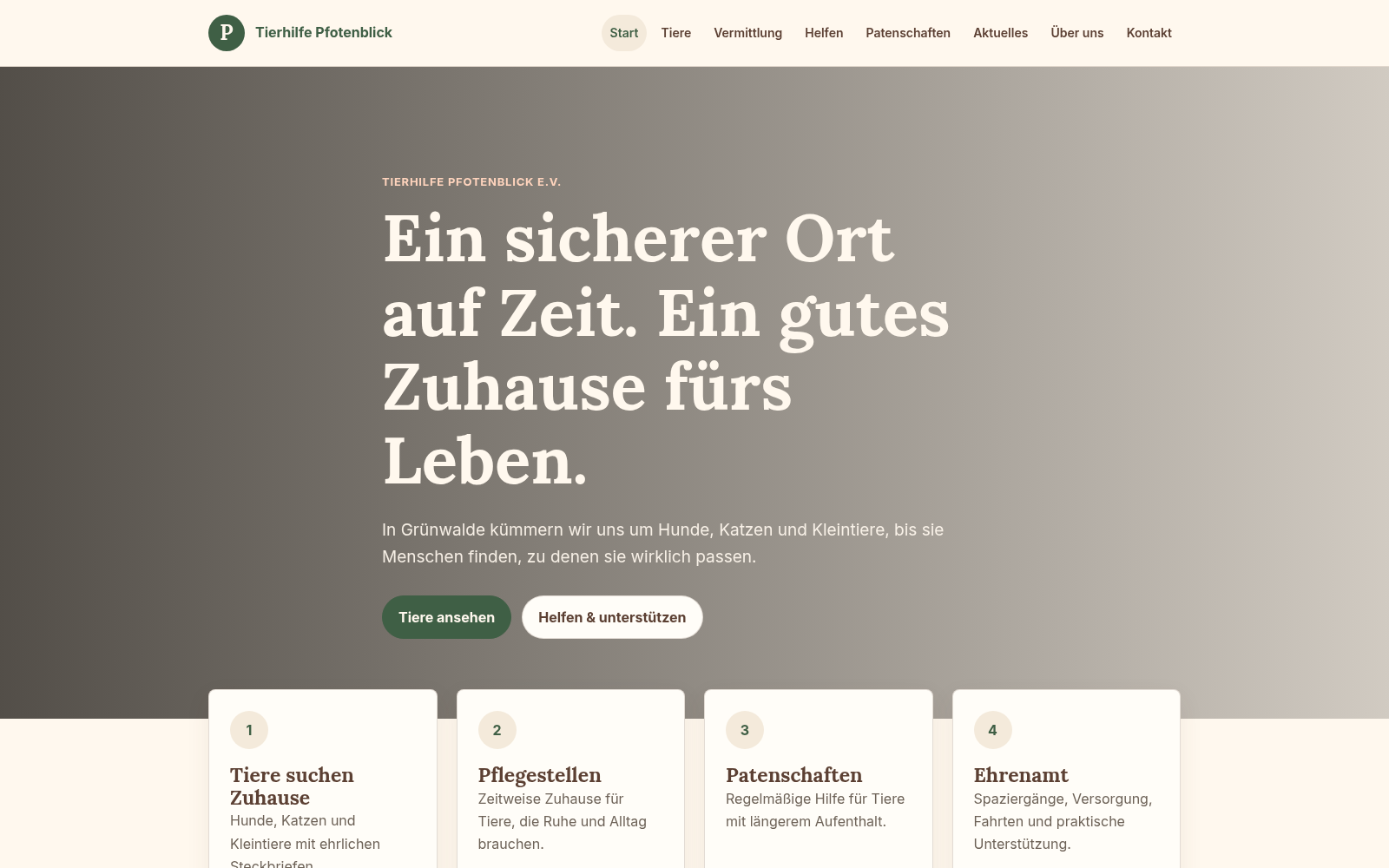 Vorschau von Tierhilfe Pfotenblick